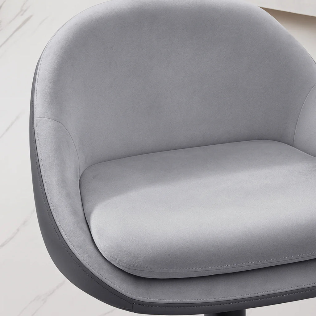 Ensemble – 2 Chaises de Bar Design Cocon au Revêtement Bicolore – Milan