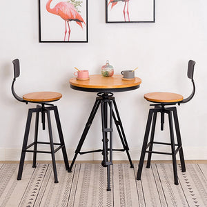 Ensemble – 2 chaises de bar au design graphique et novateur – Blok