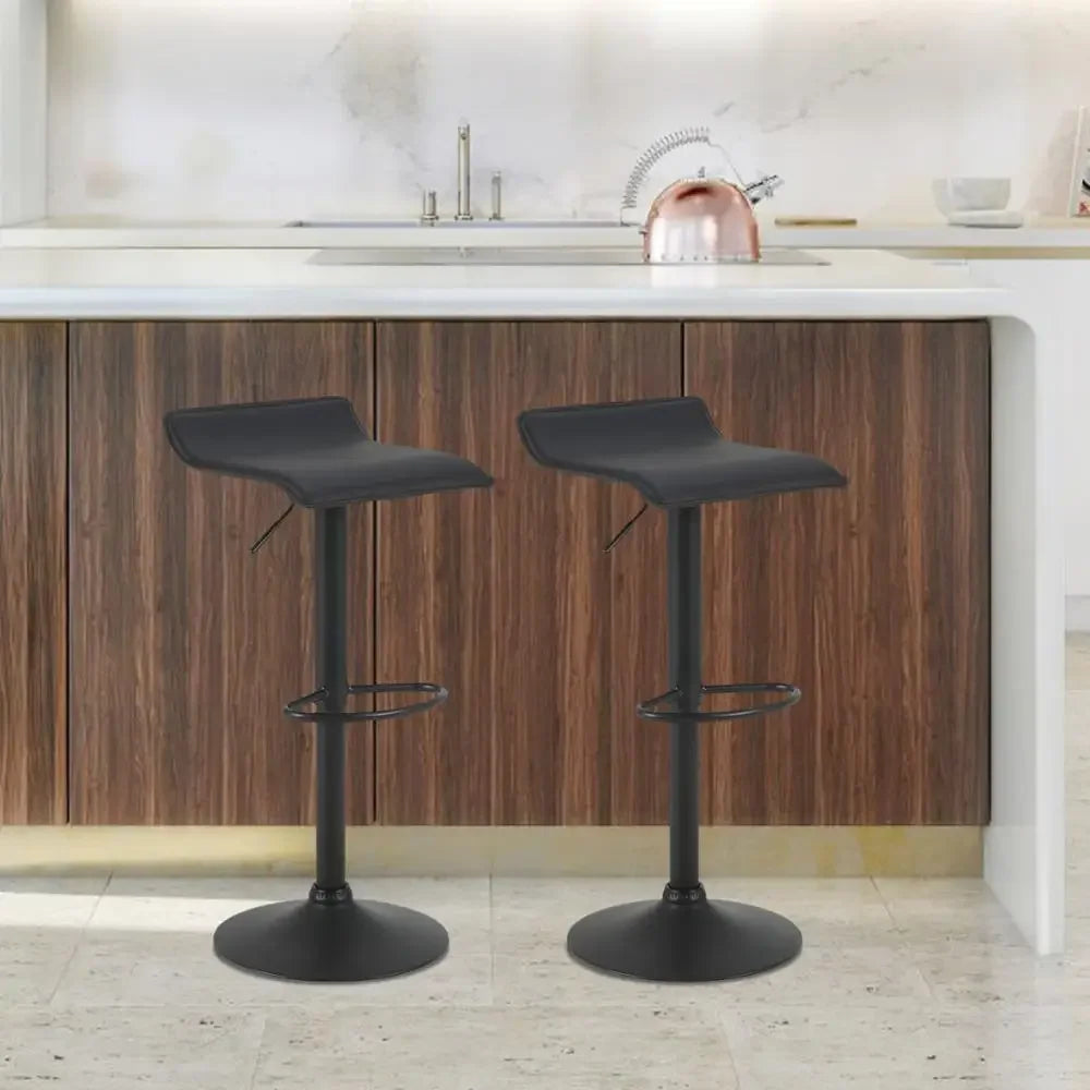Ensemble – 2 tabourets de bar au design chic et minimaliste – Birk