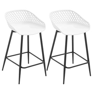 Ensemble – 2 chaises de bar au design ergonomique et aéré – Aero