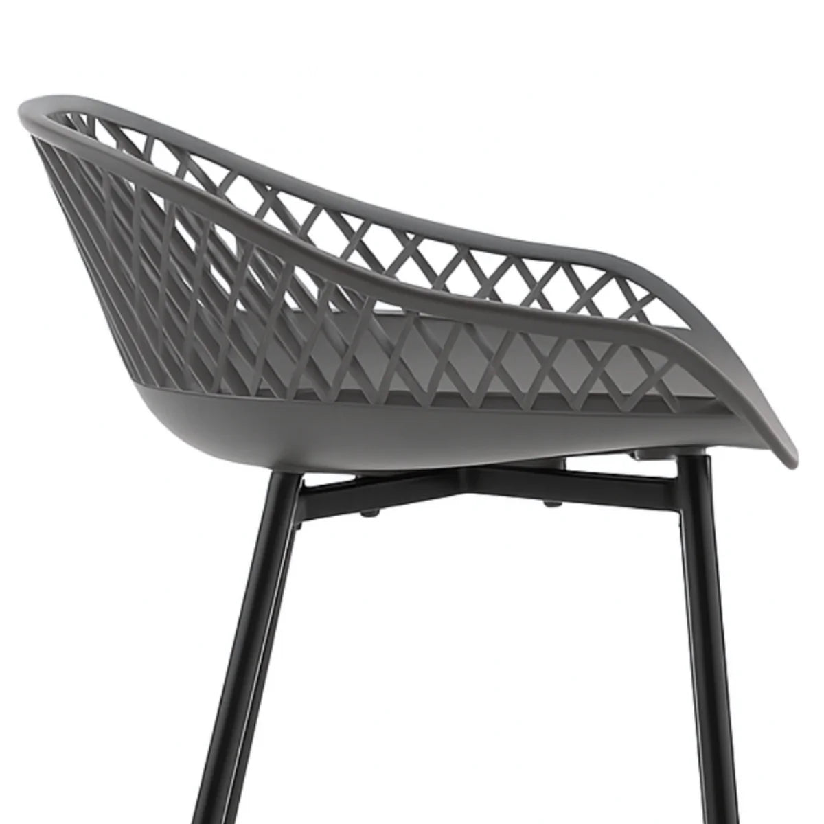 Ensemble – 2 chaises de bar au design ergonomique et aéré – Aero